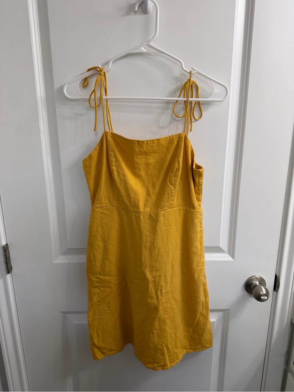 Old Navy Yellow Tie-Strap Sundress Size S